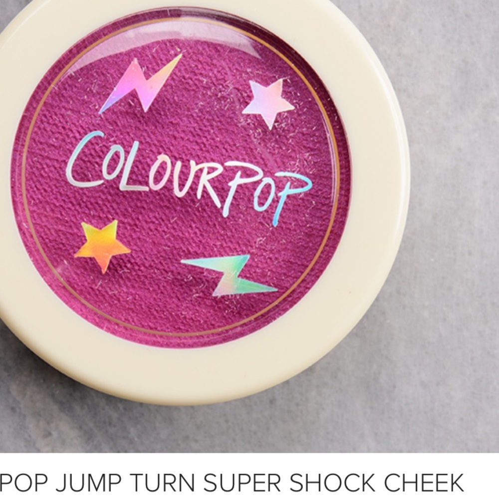 NWT ColourPop Super Shock Cheek — jump turn limited edition